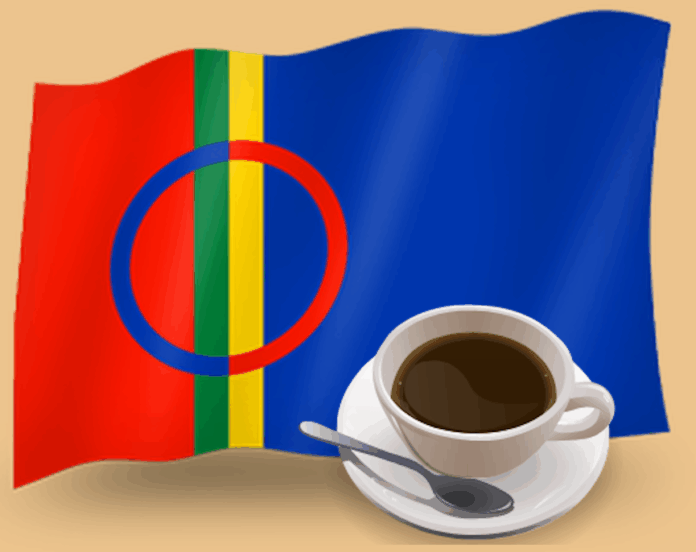 Säämi lippu já kähvikoppâ